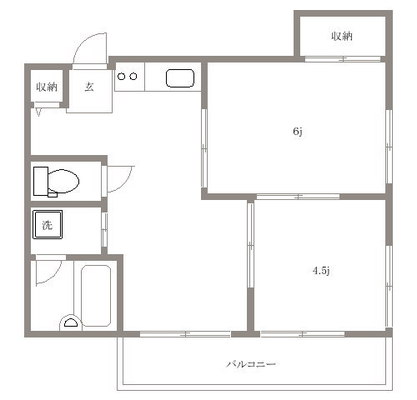 女子栄養大学 マンション 2DK