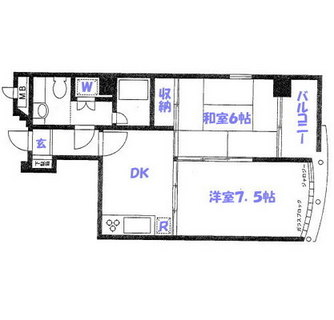 東京都北区中里２丁目 賃貸マンション 2DK