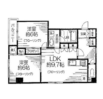 東京都北区田端新町３丁目 賃貸マンション 2LDK