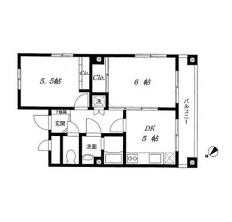 東京都北区中里１丁目 賃貸マンション 2DK