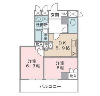 東京都北区滝野川１丁目 賃貸マンション 2DK