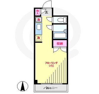 東京都豊島区巣鴨３丁目 賃貸マンション 1R