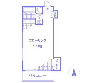 東京都豊島区北大塚２丁目 賃貸マンション 1R