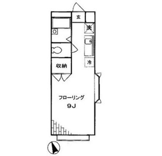 東京都北区中里３丁目 賃貸アパート 1R