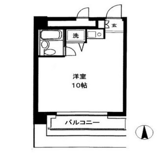 東京都豊島区巣鴨５丁目 賃貸マンション 1R