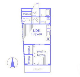 東京都北区中里２丁目 賃貸マンション 1LDK