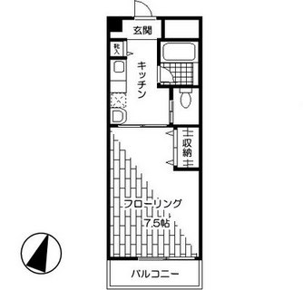 東京都北区田端３丁目 賃貸マンション 1K