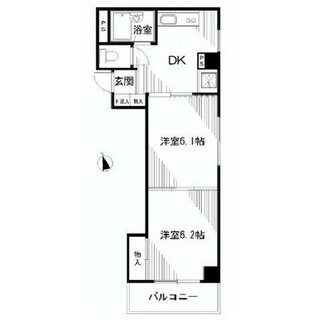 東京都文京区本駒込５丁目 賃貸マンション 2DK