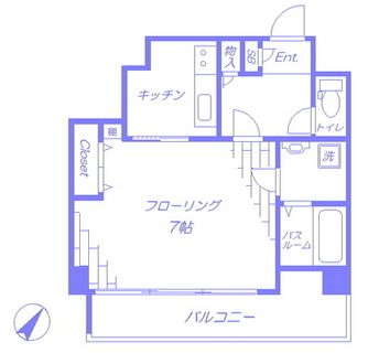 東京都豊島区巣鴨４丁目 賃貸マンション 1K