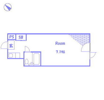 東京都北区西ヶ原１丁目 賃貸マンション 1R