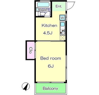 東京都北区中里１丁目 賃貸マンション 1K