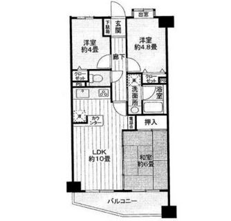 東京都北区滝野川１丁目 賃貸マンション 3LDK