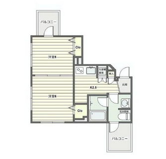 東京都豊島区駒込６丁目 賃貸マンション 2K