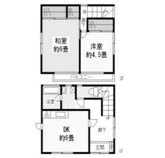 東京都北区上中里２丁目 賃貸一戸建て 2DK