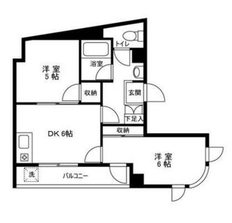 東京都北区滝野川１丁目 賃貸マンション 2DK