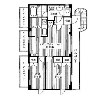 東京都北区西ヶ原１丁目 賃貸マンション 2LDK