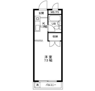 東京都北区滝野川６丁目 賃貸マンション 1K