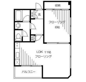 東京都北区中里２丁目 賃貸マンション 1LDK