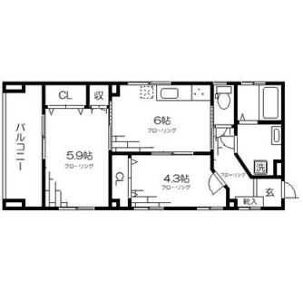 東京都豊島区巣鴨５丁目 賃貸マンション 2DK