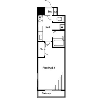 東京都北区中里２丁目 賃貸マンション 1K