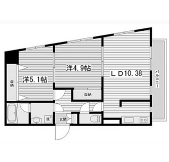 東京都北区中里２丁目 賃貸マンション 2LDK