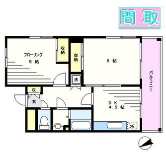 東京都北区中里１丁目 賃貸マンション 2DK