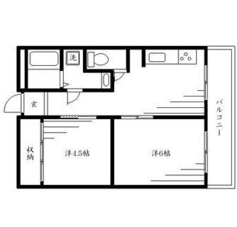 東京都豊島区巣鴨５丁目 賃貸マンション 2DK