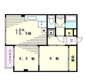 東京都北区田端１丁目 賃貸マンション 2LDK