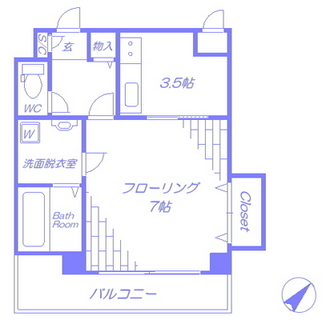 東京都豊島区巣鴨４丁目 賃貸マンション 1K