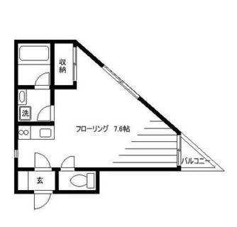 東京都北区中里３丁目 賃貸マンション 1R