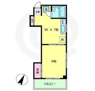 東京都北区滝野川７丁目 賃貸マンション 1K