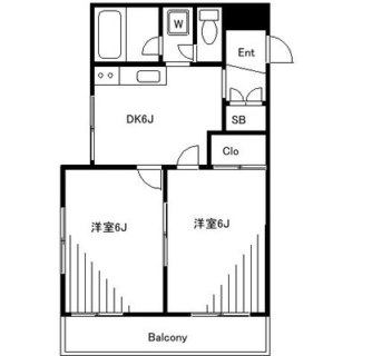 東京都北区田端３丁目 賃貸マンション 2DK