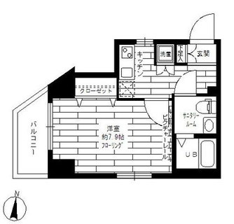 東京都北区滝野川１丁目 賃貸マンション 1K