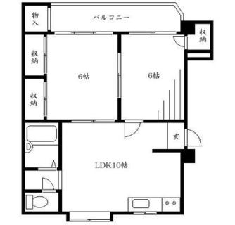 東京都北区田端６丁目 賃貸マンション 2LDK