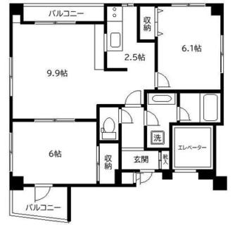 東京都北区西ヶ原１丁目 賃貸マンション 2LDK