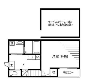 東京都北区西ヶ原１丁目 賃貸アパート 1SK