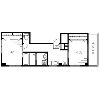 東京都文京区本駒込５丁目 賃貸マンション 2K