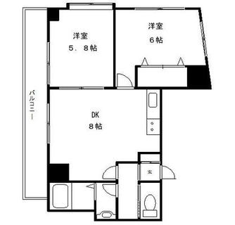 東京都文京区本駒込５丁目 賃貸マンション 2DK