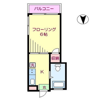 東京都北区田端新町１丁目 賃貸マンション 1K