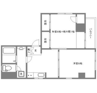 東京都北区中里１丁目 賃貸マンション 2DK