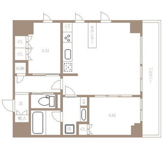 東京都豊島区巣鴨２丁目 賃貸マンション 2LDK