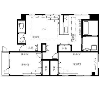 東京都北区田端４丁目 賃貸マンション 2LDK