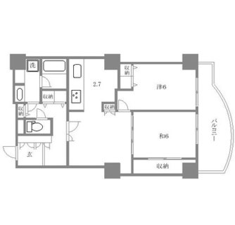 東京都文京区本駒込２丁目 賃貸マンション 2DK