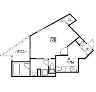 東京都北区田端新町３丁目 賃貸マンション 1K