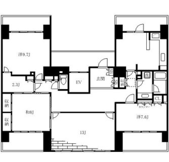 東京都文京区本駒込６丁目 賃貸マンション 3SLDK