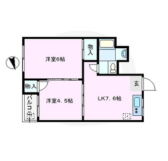 東京都北区西ヶ原１丁目 賃貸マンション 2LK