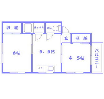 東京都豊島区巣鴨２丁目 賃貸マンション 2DK